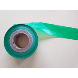 Ruban de signalisation oxobiodégradable - couleur unie - vert 75mm*250m - 4 couleurs disponibles