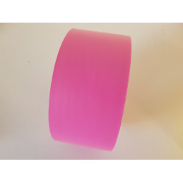 Rubalise de signalisation uni rose plastique- couleur unie - 70mm*250m