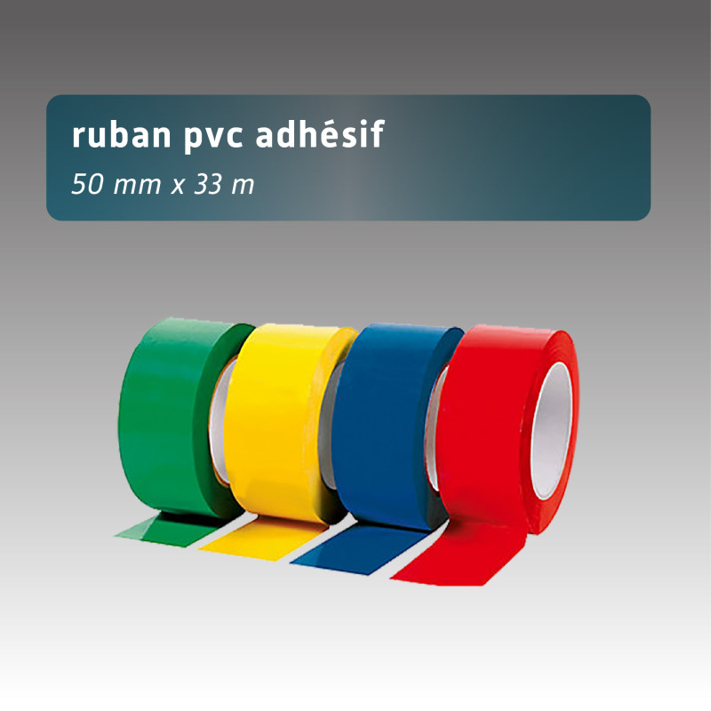 Ruban PVC adhésif 50 mm x 33 m