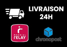 Livraison en 24h en France et Europe